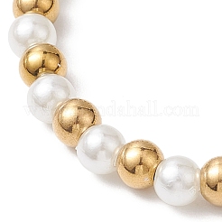 Glass Pearl Stretch Bracelets&nbsp;BJEW-JB10943