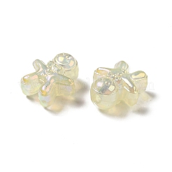 UV Plating Rainbow Iridescent Acrylic Beads&nbsp;PACR-M002-11F