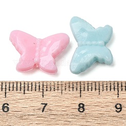 プラスチックビーズ  蝶  ミックスカラー  11.5x16x5mm  穴：1.7mm  約1162個/500g&nbsp;KY-Z003-05