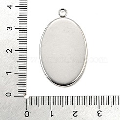 Tarnish Resistant 304 Stainless Steel Pendant Cabochon Settings&nbsp;X-STAS-K148-03-01
