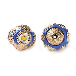 Handmade Polymer Clay Indonesia Beads&nbsp;IPDL-H001-22KCG-01