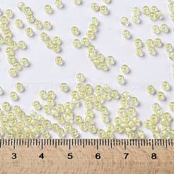 トーホー 8/0ラウンドビーズ  日本製シードビーズ  （内側182)色光沢クリスタルソフトイエロー  3mm  穴：1mm  約1110個/50g&nbsp;SEED-XTR08-0182