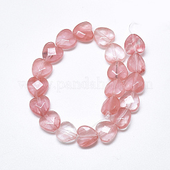 Cherry Quartz Glass Beads Strands&nbsp;X-G-S357-E01-14