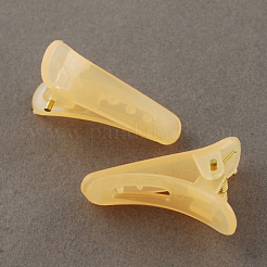 アクリルワニクリップパーツ  作るDIYのヘアアクセサリー  ミックスカラー  27x9mm&nbsp;X-PHAR-R069-M