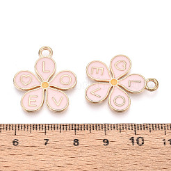 Alloy & Enamel Pendants&nbsp;ENAM-T021-61G
