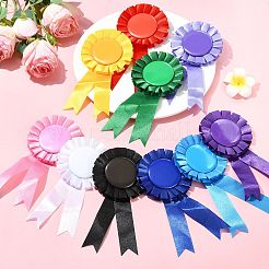 10Pcs Cloth Brooches&nbsp;AJEW-CJC0010-06