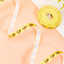 Polyester Bees Printed Grosgrain Ribbons&nbsp;SRIB-WH20020-018E