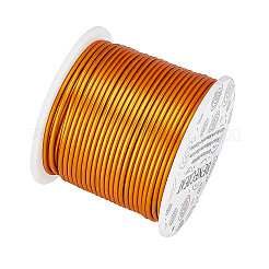 つや消し丸型アルミ線  サンゴ  12ゲージ  2mm  30 m /ロール&nbsp;AW-BC0003-30C-2.0mm