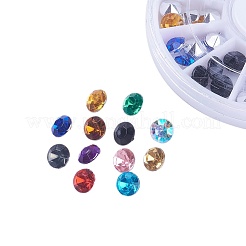 Imitation Taiwan Acrylic Rhinestone Pointed Back Cabochons&nbsp;OACR-X0006-11-5.5mm