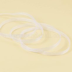 オーガンジーリボン  打ちひも  フラミンゴ  1/4インチ（6mm）  500ヤード/ロール（457.2メートル/ロール）&nbsp;ORIB-BC0001-02N