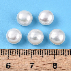 グレード3a 天然養殖淡水真珠ビーズ  片穴  半円形ビーズ  乳白色  7~7.5x5~5.5mm  穴：1mm&nbsp;PEAR-N018-3A-7075A
