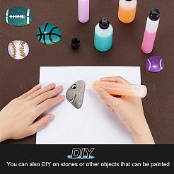 6Pcs 2 Style Plastic Empty Marker Bottles&nbsp;AJEW-OC0003-29