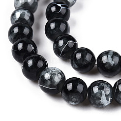 Drawbench Glass Round Beads&nbsp;GLAD-WH0001-01-03