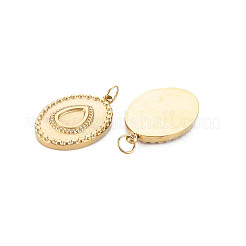 Ion Plating(IP) 304 Stainless Steel Pendant Enamel Settings&nbsp;X-STAS-N097-196LG