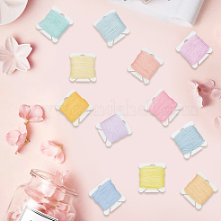 24Pcs 12 Colors Polyester Embroidery Threads&nbsp;DIY-CY0003-60