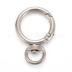 Alloy Swivel Clasps&nbsp;X-KEYC-H109-01
