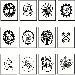 Stamping Embossing Soldering Brass with Stamp&nbsp;AJEW-WH0113-15-35