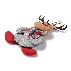 Christmas Polyester with Resin Pendant Decorations&nbsp;LS-FIND-D030-01B