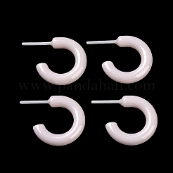 Hypoallergenic Bioceramics Zirconia Ceramic Ring Stud Earrings&nbsp;EJEW-Z023-02F