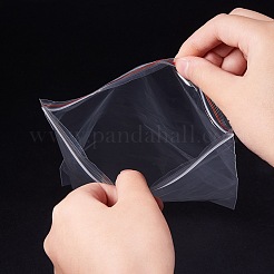 長方形の再封可能な袋  ジップトップバッグ  トップシール薄いです  透明  24x16cm  片側の厚さ：1.2ミル（0.03mm）  約100個/袋&nbsp;OPP-PH0001-15-16x24cm