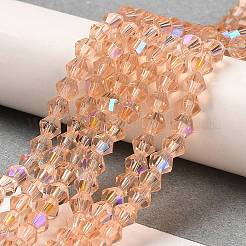 Transparent Electroplate Glass Beads Strands&nbsp;LS-GLAA-F029-2mm-D15