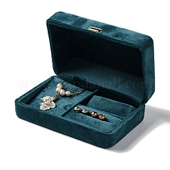 Rectangle Iron Covered with Velvet Jewelry Set Storage Boxes&nbsp;CON-K002-07C