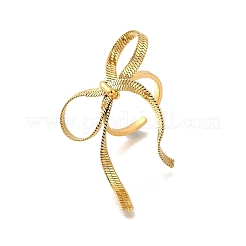 304 Stainless Steel Open Cuff Rings&nbsp;LS-RJEW-R023-03G-01