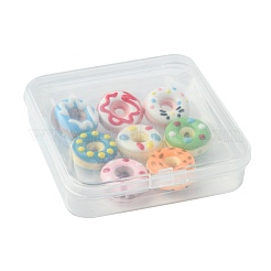 8Pcs 8 Colors Handmade Porcelain Enamel Beads&nbsp;PORC-FS0001-50