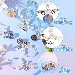 14Pcs 7 Colors Glass Wine Glass Charms&nbsp;AJEW-TAC00022