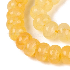 Imitation Jade Crackle Glass Beads Strands&nbsp;GLAA-Q108-05A-A09