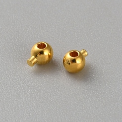 Sterling Silver Crimp Beads&nbsp;STER-WH0061-39G