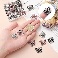 30Pcs 3 Colors Alloy Enamel Pendants&nbsp;ENAM-CJ0004-23
