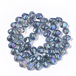 Electroplate Glass Beads Strands&nbsp;X-EGLA-S189-002B-01
