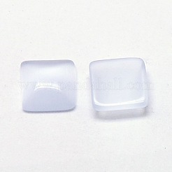キャッツアイカボション  正方形  ラベンダー  4x4x2mm&nbsp;CE-J006-4x4mm-22