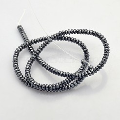Electroplate Non-magnetic Synthetic Hematite Beads Strands&nbsp;G-J208B-01