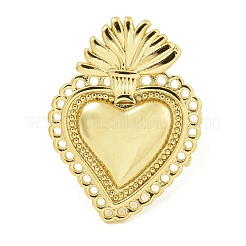 Brass Open Cuff Rings for Women&nbsp;RJEW-U011-01G