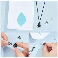 Stainless Steel Urn Ashes Necklace&nbsp;NJEW-CN0001-03B