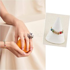 8Pcs 2 Colors 304 Stainless Steel Coil Cord Ends&nbsp;STAS-UN0026-64