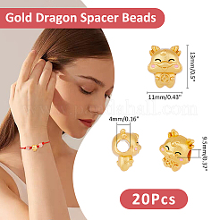 20Pcs Alloy Enamel European Beads&nbsp;FIND-FH0009-26