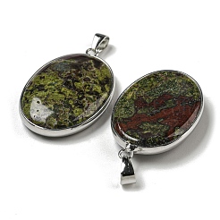 Natural Dragon Blood Jasper Pendants&nbsp;G-H304-06P
