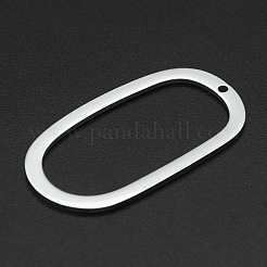 Tarnish Resistant 201 Stainless Steel Open Back Bezel Pendants&nbsp;STAS-R111-LA079