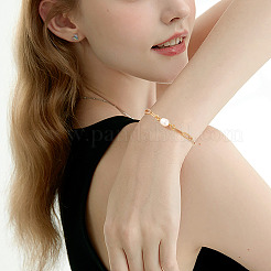 12Pcs 6 Styles 304 Stainless Steel Chain Bracelet Makings&nbsp;AJEW-TA0001-34