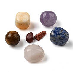 7 Chakra Natural Gemstone Healing Stones Sets&nbsp;G-PW0007-127
