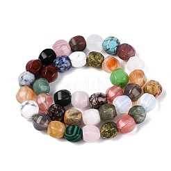 Natural & Synthetic Mixed Stone Beads Strands&nbsp;G-Q608-08A-09