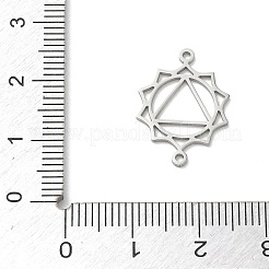 Chakra 304 Stainless Steel Connector Charms&nbsp;SA-CBA28C1-01E-P
