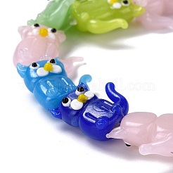 Handmade Lampwork Beads Strands&nbsp;LAMP-I022-18