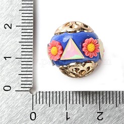 Handmade Polymer Clay Indonesia Beads&nbsp;IPDL-P005-04KCG-02