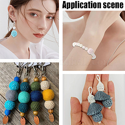 40Pcs 20 Colors Organic Wool Fabric Beads&nbsp;FIND-SC0009-18