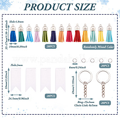 DIY Tassel Charms Iron Keychain Making Kit&nbsp;DIY-TA0009-41