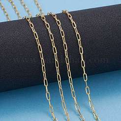 Soldered Brass Paperclip Chains&nbsp;CHC-G005-03G